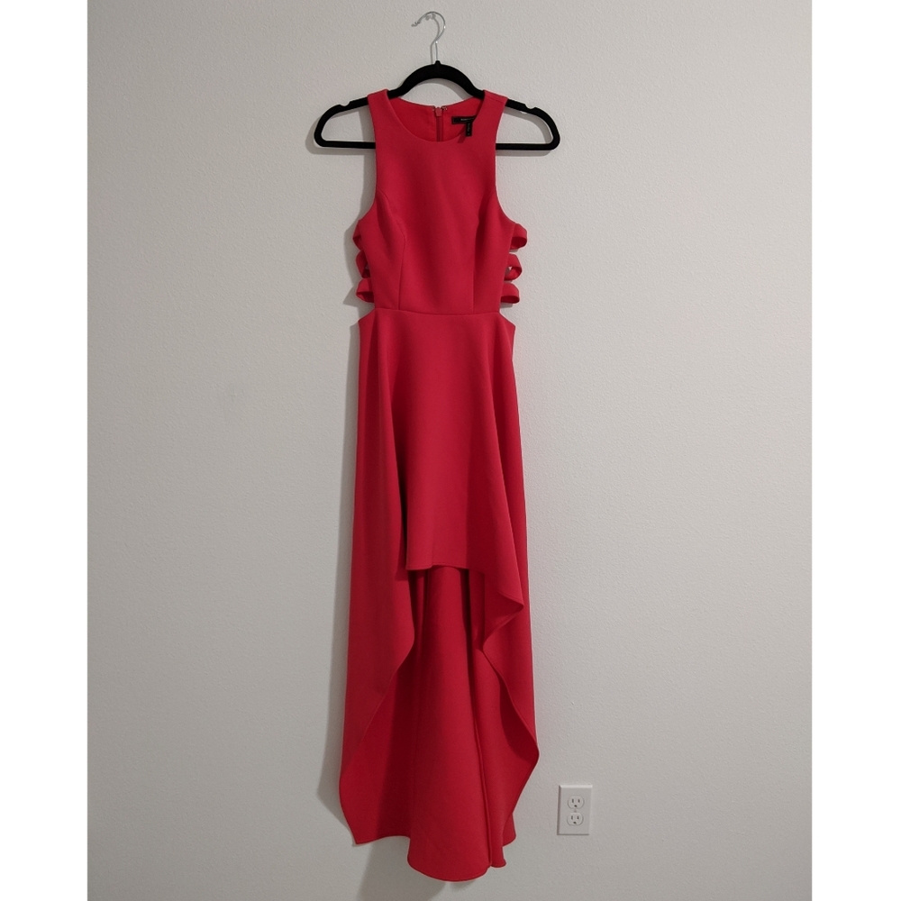 BCBGMaxAzria Red Rosalyn High-Low Dress